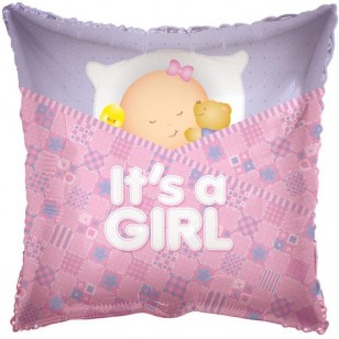 It's A Girl Sleeping Baby Balloon 
